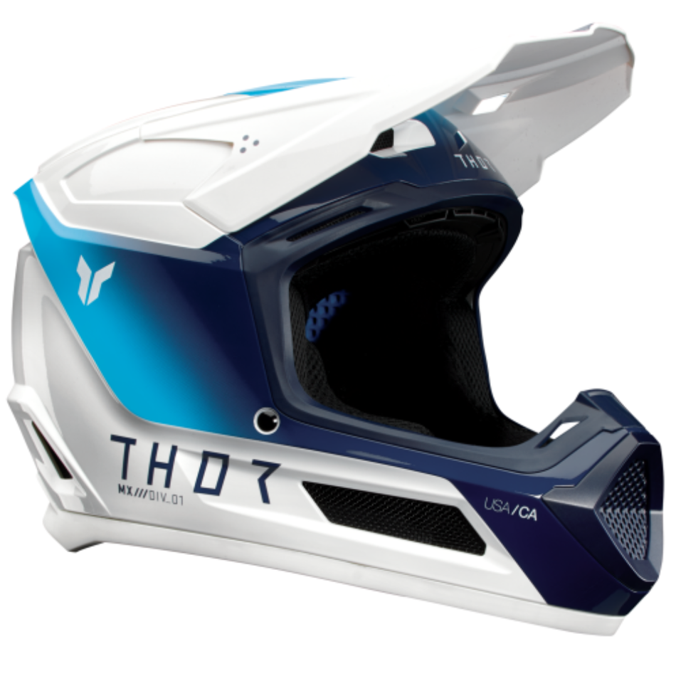 Helmet: THOR Youth FLEET STORM White/Navy