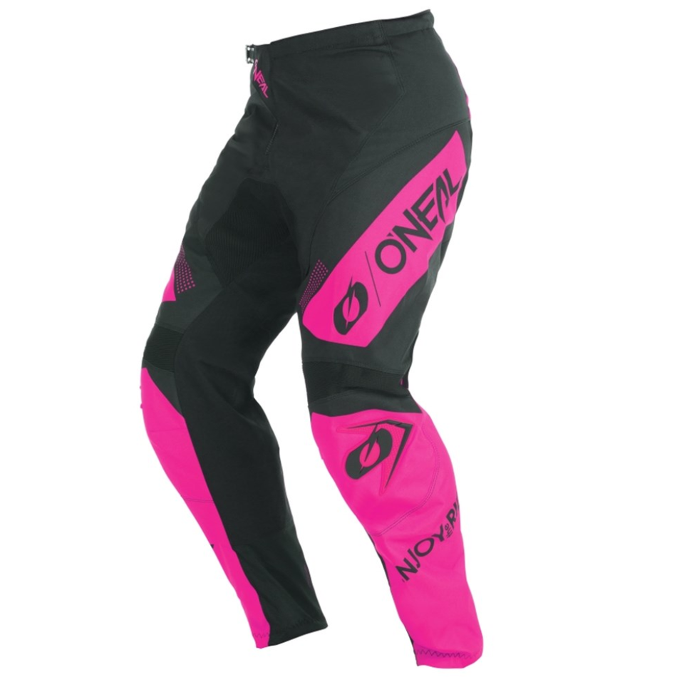 Pants: ONEAL Girls ELEMENT RACEWEAR Black/Pink