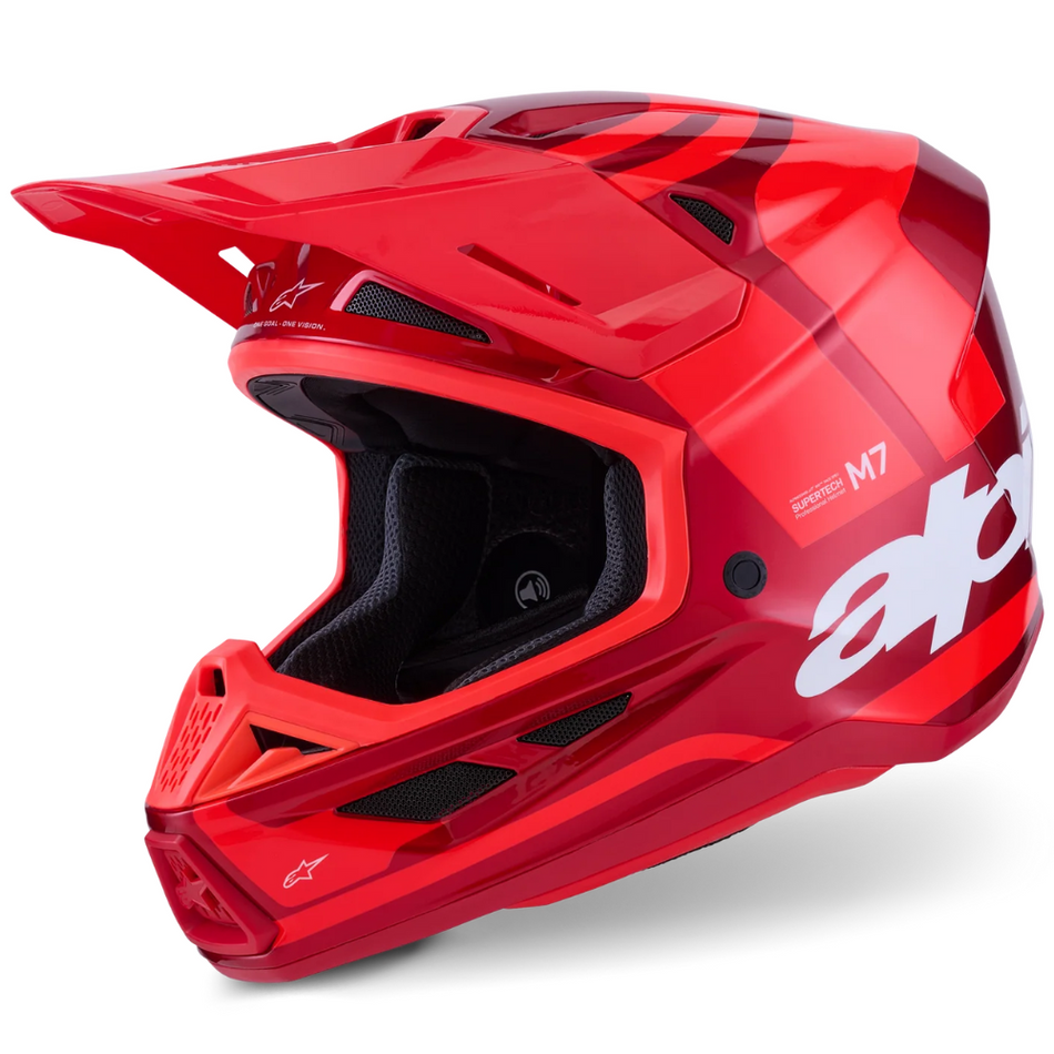 Helmet: ALPINESTARS 2026 SM7 CORE ECE06 Red Glossy