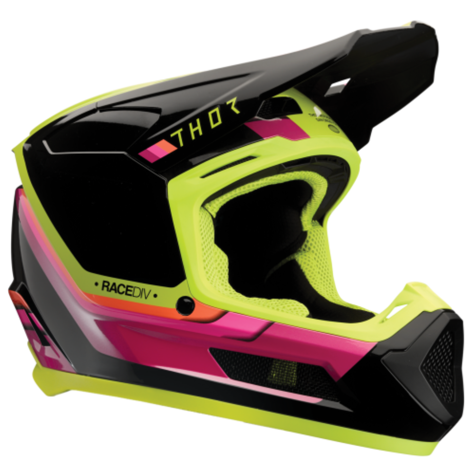 Helmet: THOR Youth FLEET DEFY Black/Acid