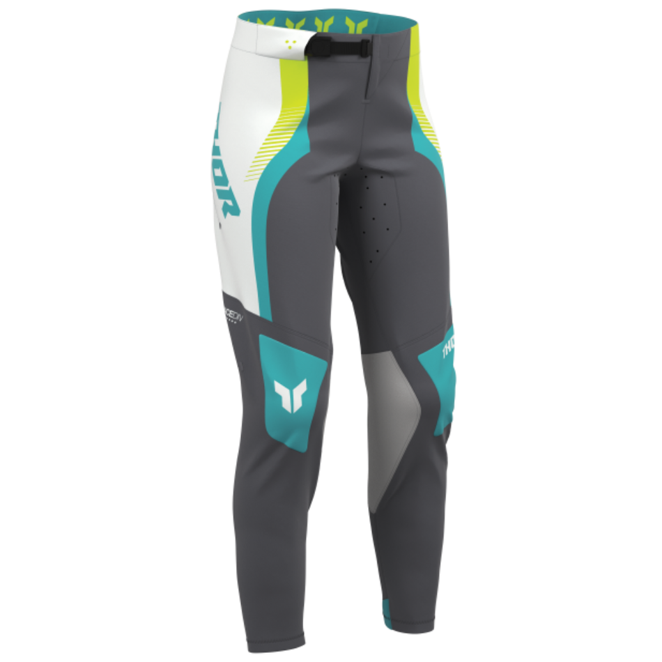 Pants: THOR Women SPORTMODE VELOCITY Gray/Aqua