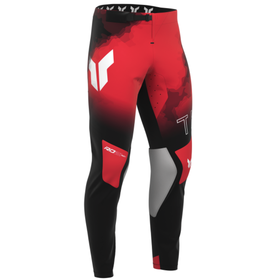 Pants: THOR SPORTMODE CARBON Black/Red