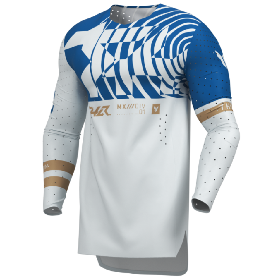 Jersey: THOR SPORTMODE MIND CONTROL Light Gray/Blue