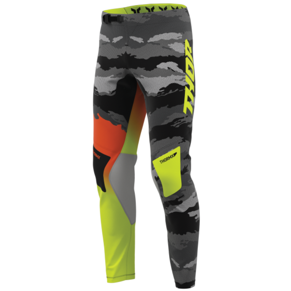 Pants: THOR SPORTMODE Recon Black/Acid