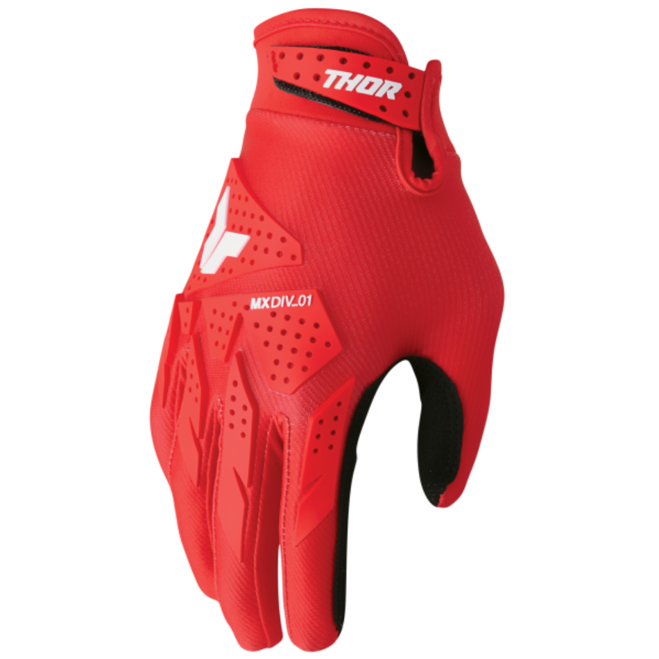 Gloves: THOR LAUNCHMODE XP Red