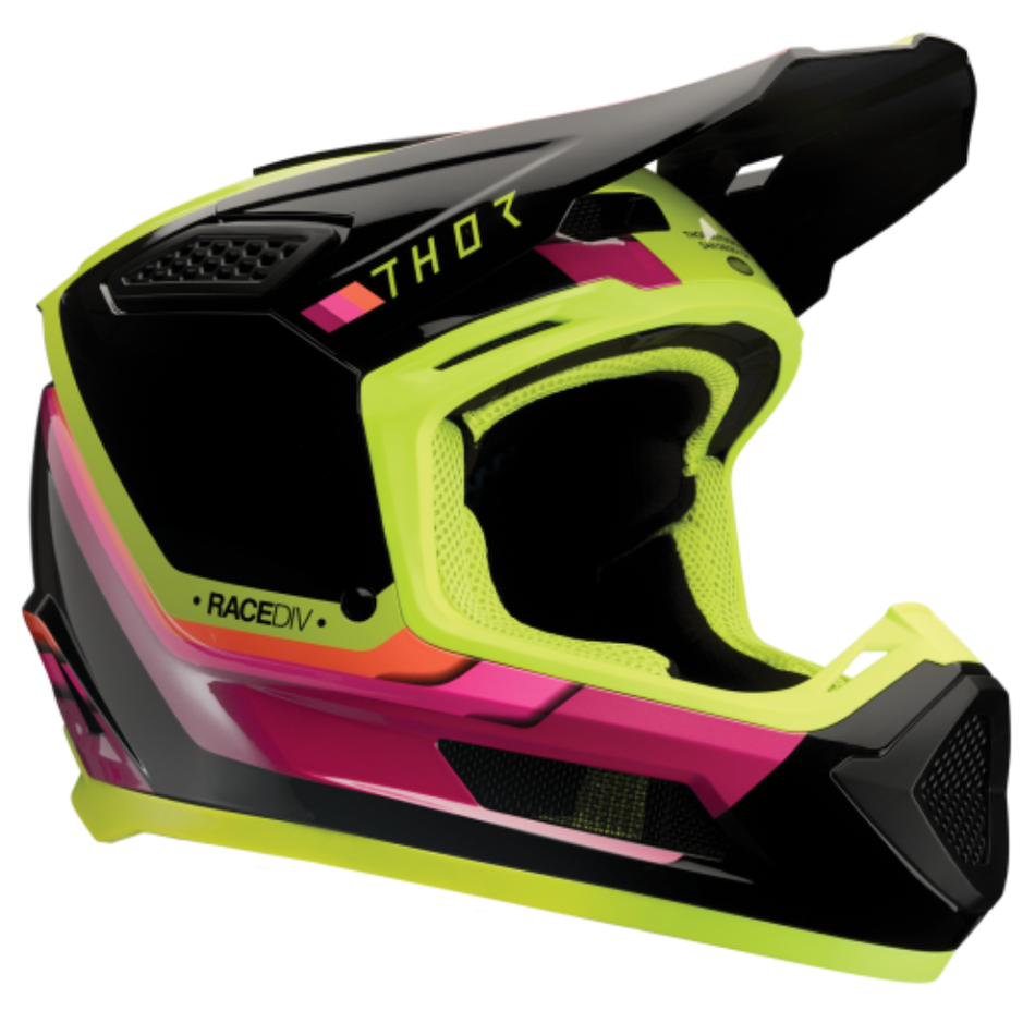 Helmet: THOR FLEET DEFY Black/Acid