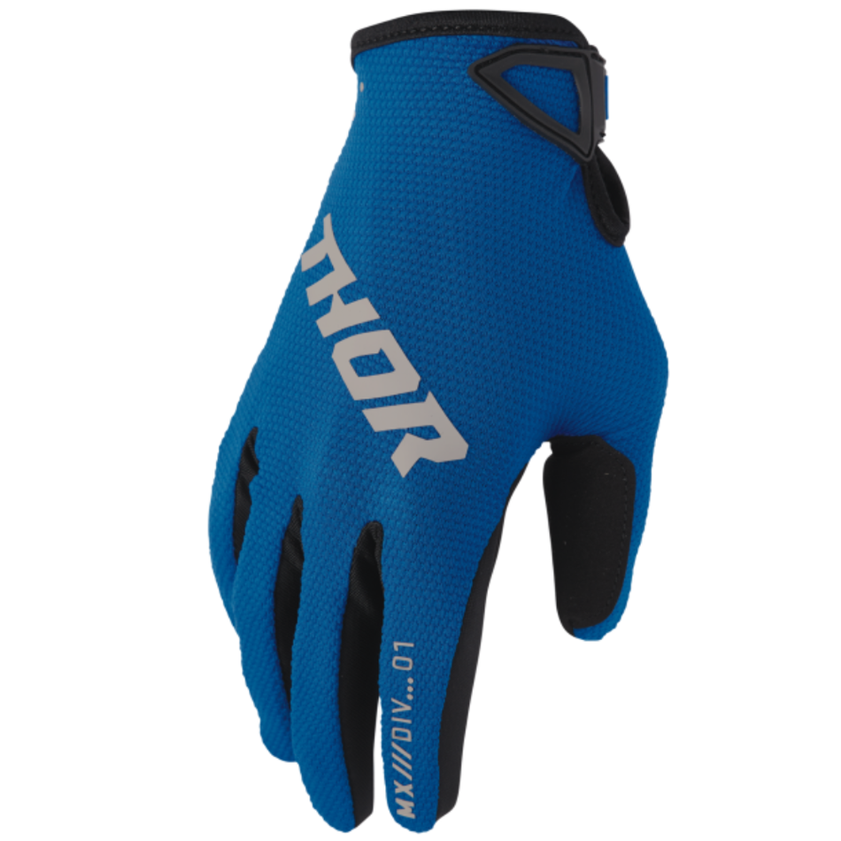 Gloves: THOR Youth RIDEMODE STATIC Blue