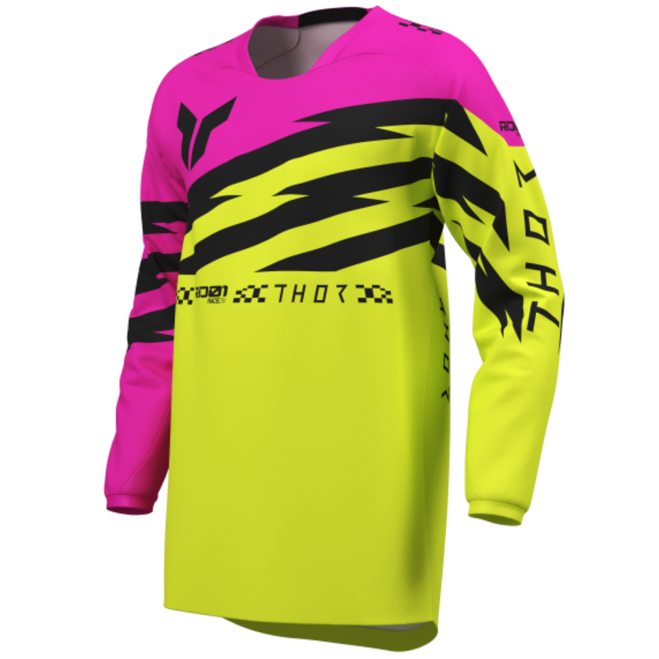 Jersey: THOR Youth LAUNCHMODE SHOCKIE Acid/Fuchsia