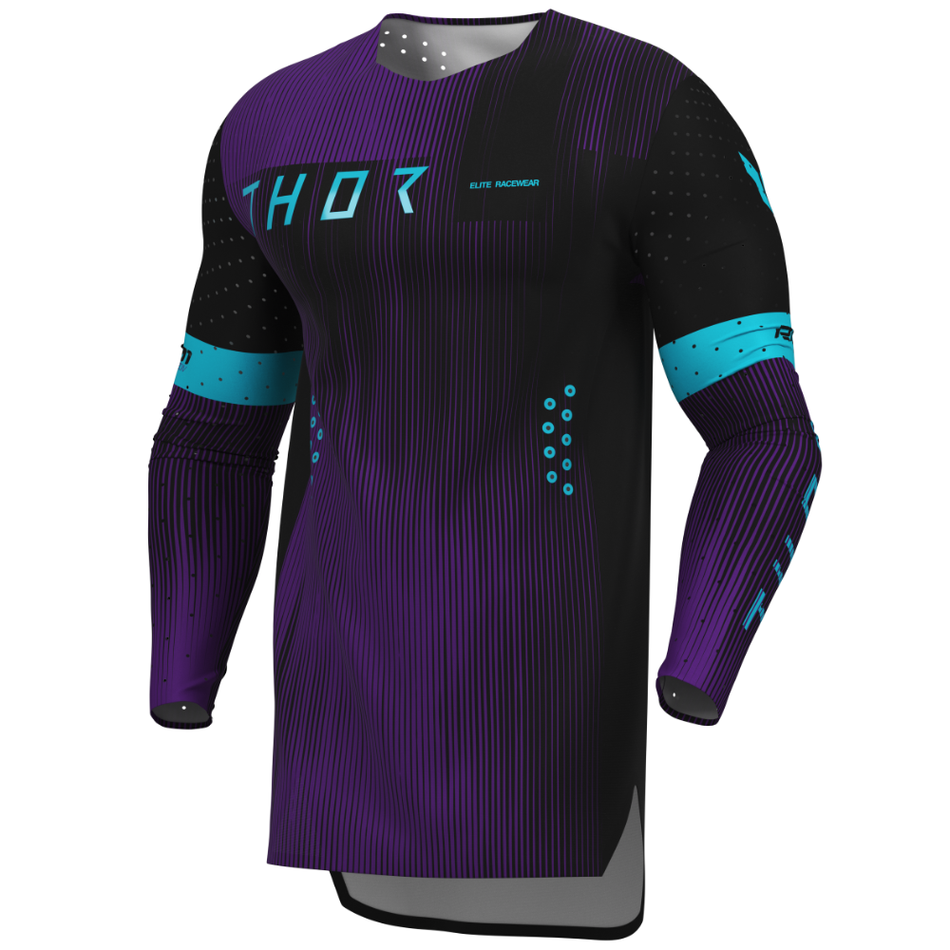 Jersey: THOR SPORTMODE Vanish Black/Purple