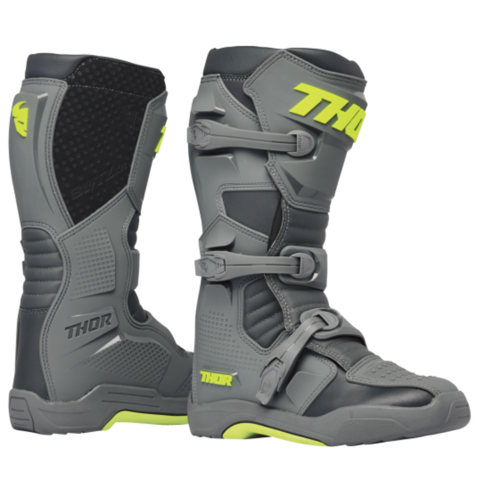 Boots: THOR BLITZ XR Gray/Charcoal
