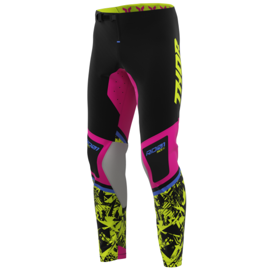 Pants: THOR SPORTMODE Punkd Black/Fuchsia