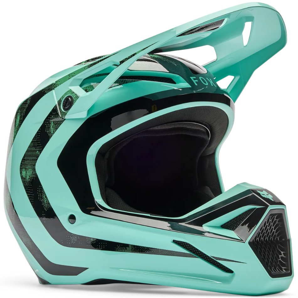 Helmet: FOX Youth V1 KAIROS Turquoise