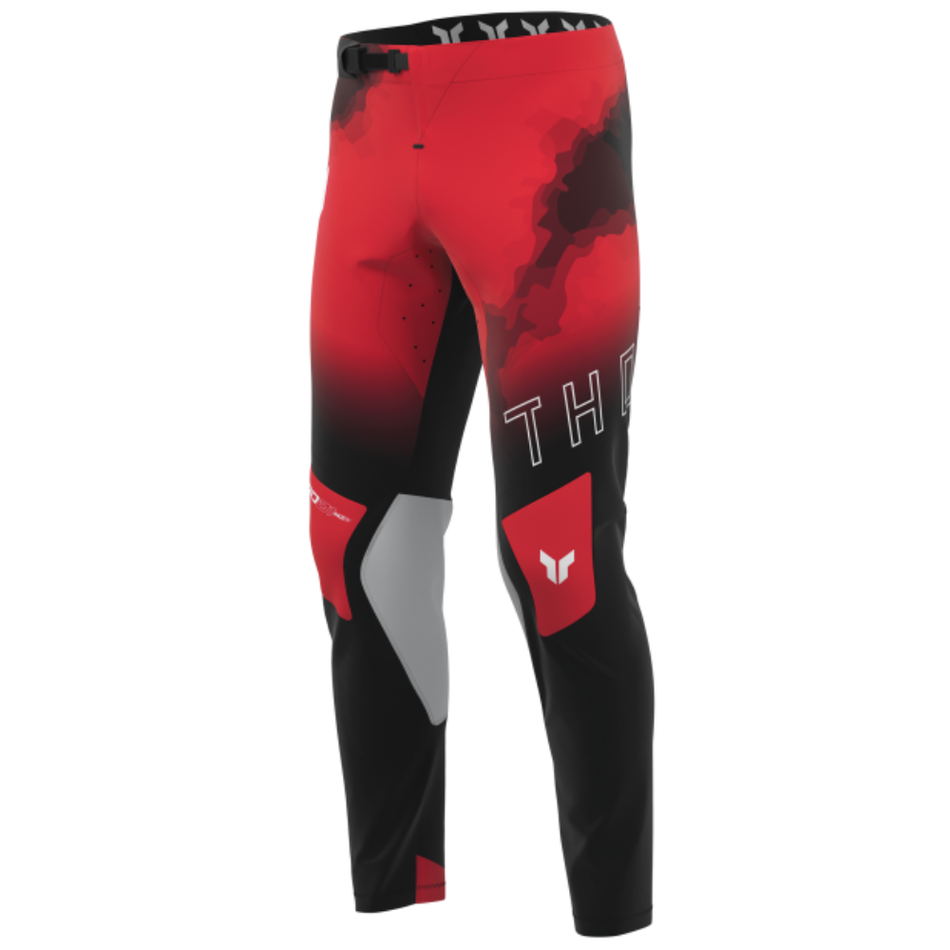Pants: THOR SPORTMODE Carbon Black/Red