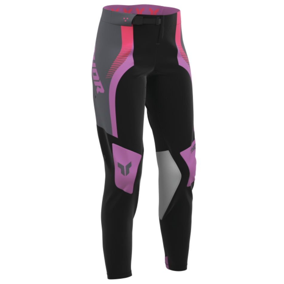 Pants: THOR Women SPORTMODE VELOCITY Black/Orchid