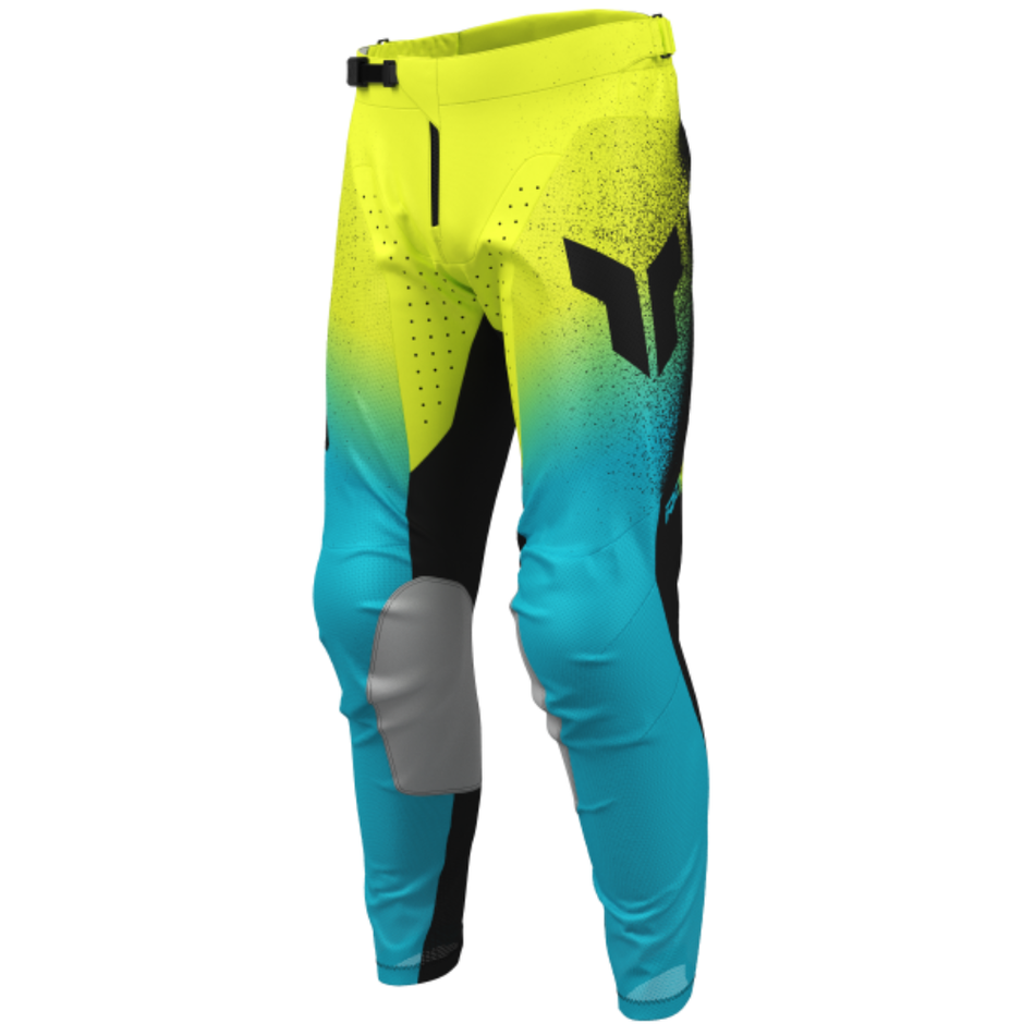 Pants: THOR LAUNCHMODE AIR Darkside Black/Acid