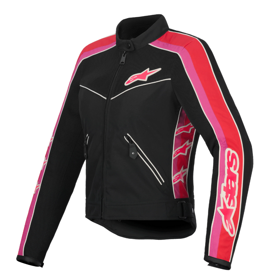 Jacket: ALPINESTARS 2025 Women T DYNO AIR Black/Bright Red/Fuchsia