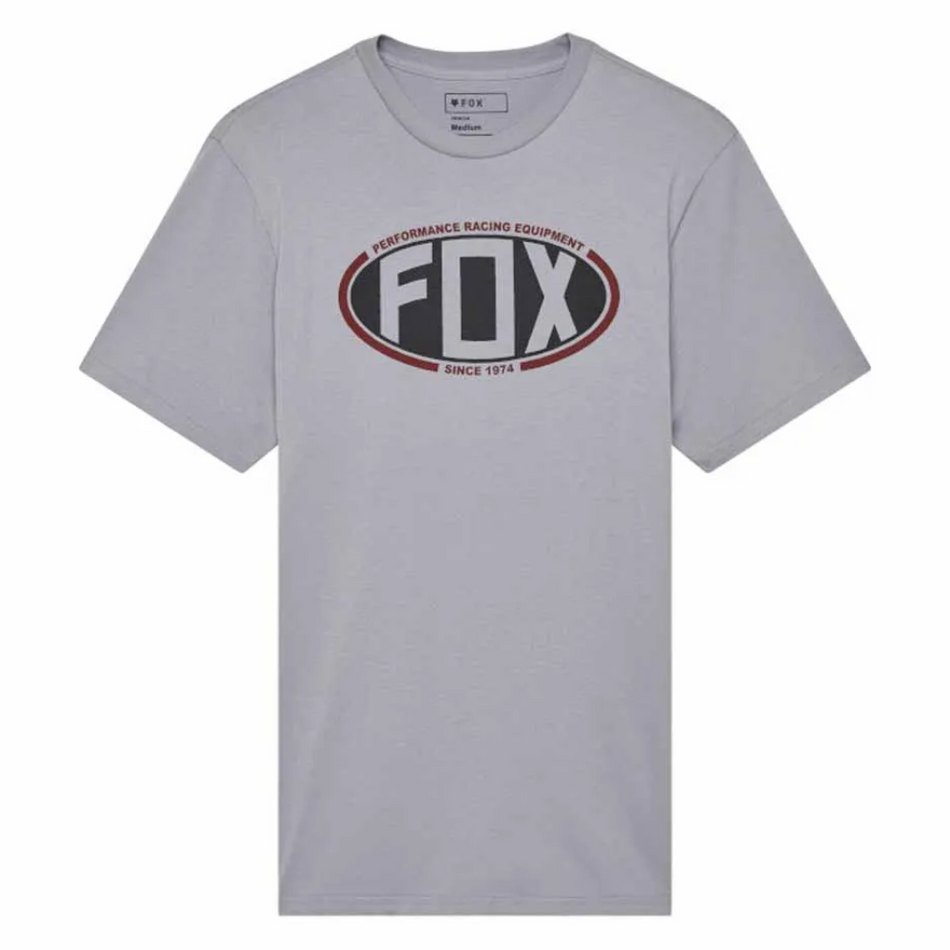 Tee: FOX 2025 PERFORMANCE SS PREM Steel Grey