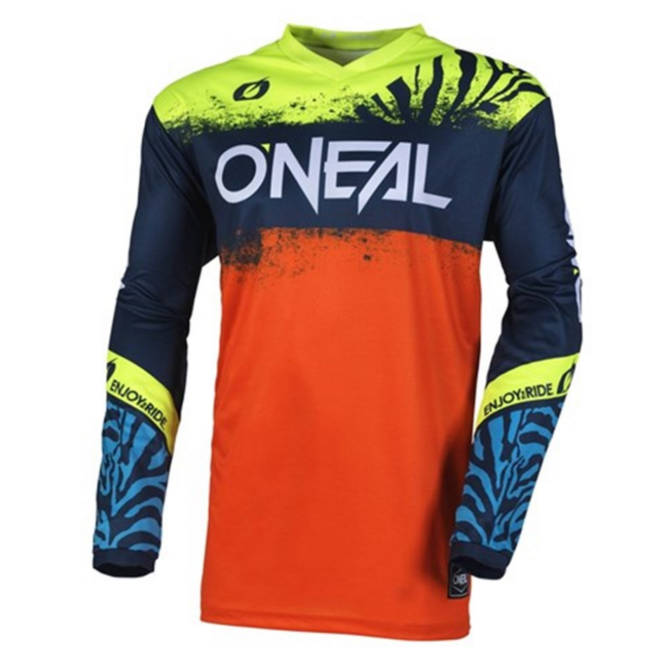 Jersey: ONEAL 2025 Youth ELEMENT SHOCKER V.25 Blue/Orange