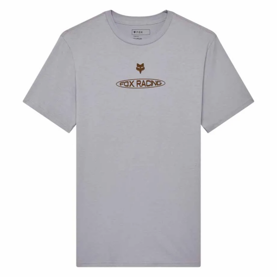 Tee: FOX 2025 PLANET MOTO SS PREM Steel Grey