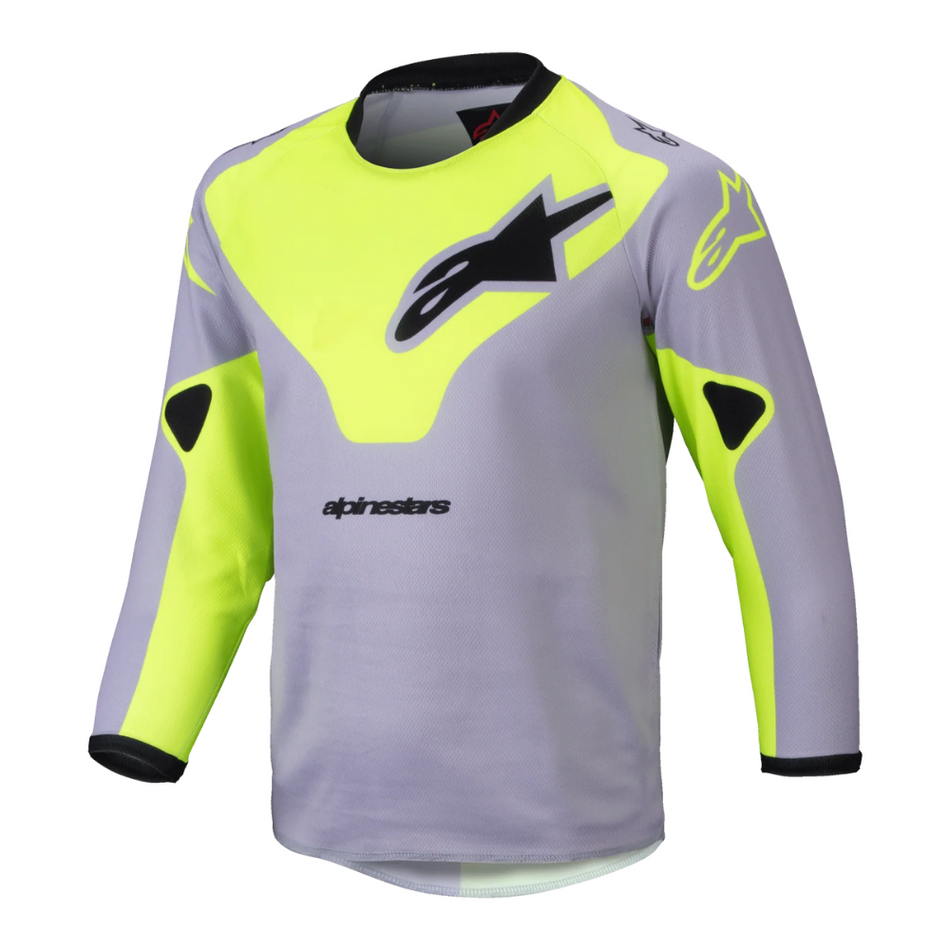 Jersey: ALPINESTARS 2025 KIDS RACER VEIL Gray FluYellow