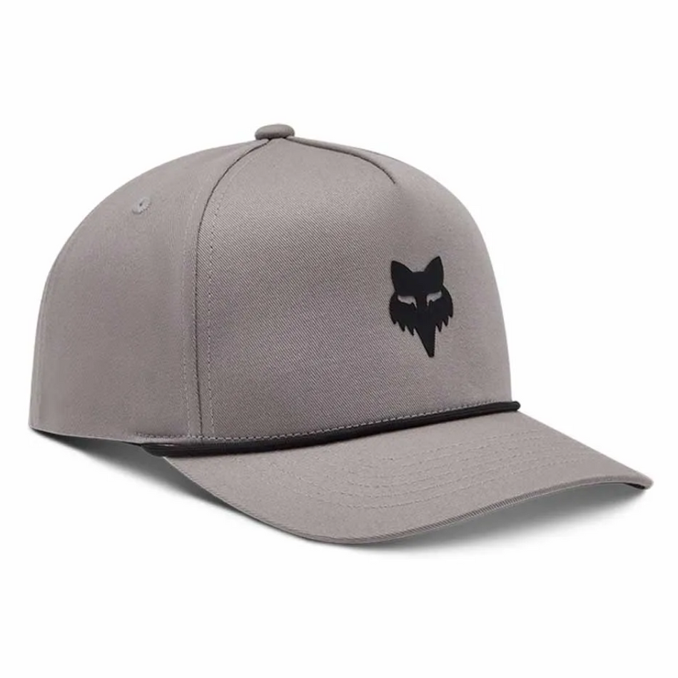 Hat: FOX 2025 HEAD ROPE Steel Grey