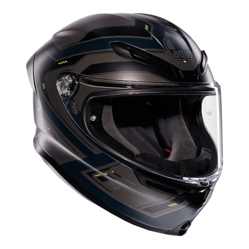 Helmet: AGV K6S ENHANCE Matt Grey/YellFluro