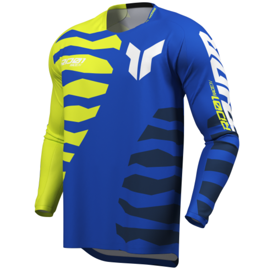 Jersey: THOR LAUNCHMODE SHREDDER Blue/Acid