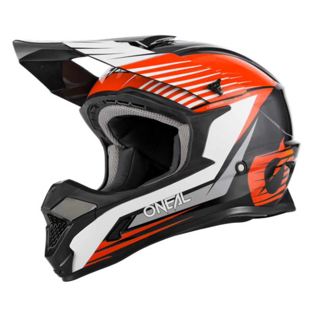 Helmet: ONEAL 2023 Youth 1 SRS STREAM Black/Orange