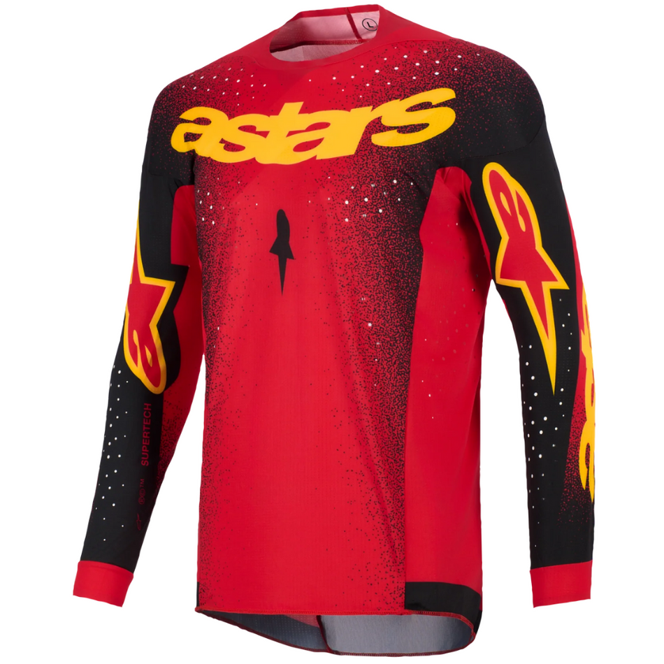 Jersey: ALPINESTARS 2026 SUPERTECH SCENZ Red/Black/Yellow