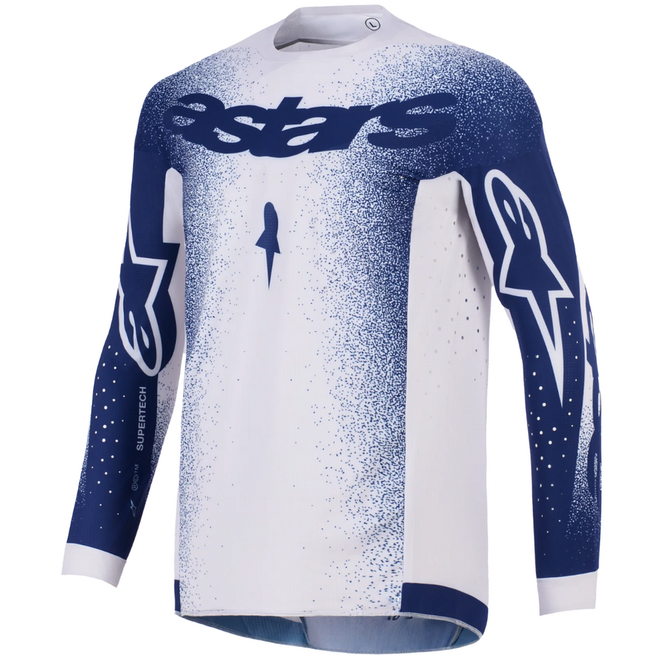 Jersey: ALPINESTARS 2026 SUPERTECH SCENZ Light Gray/Dark Blue
