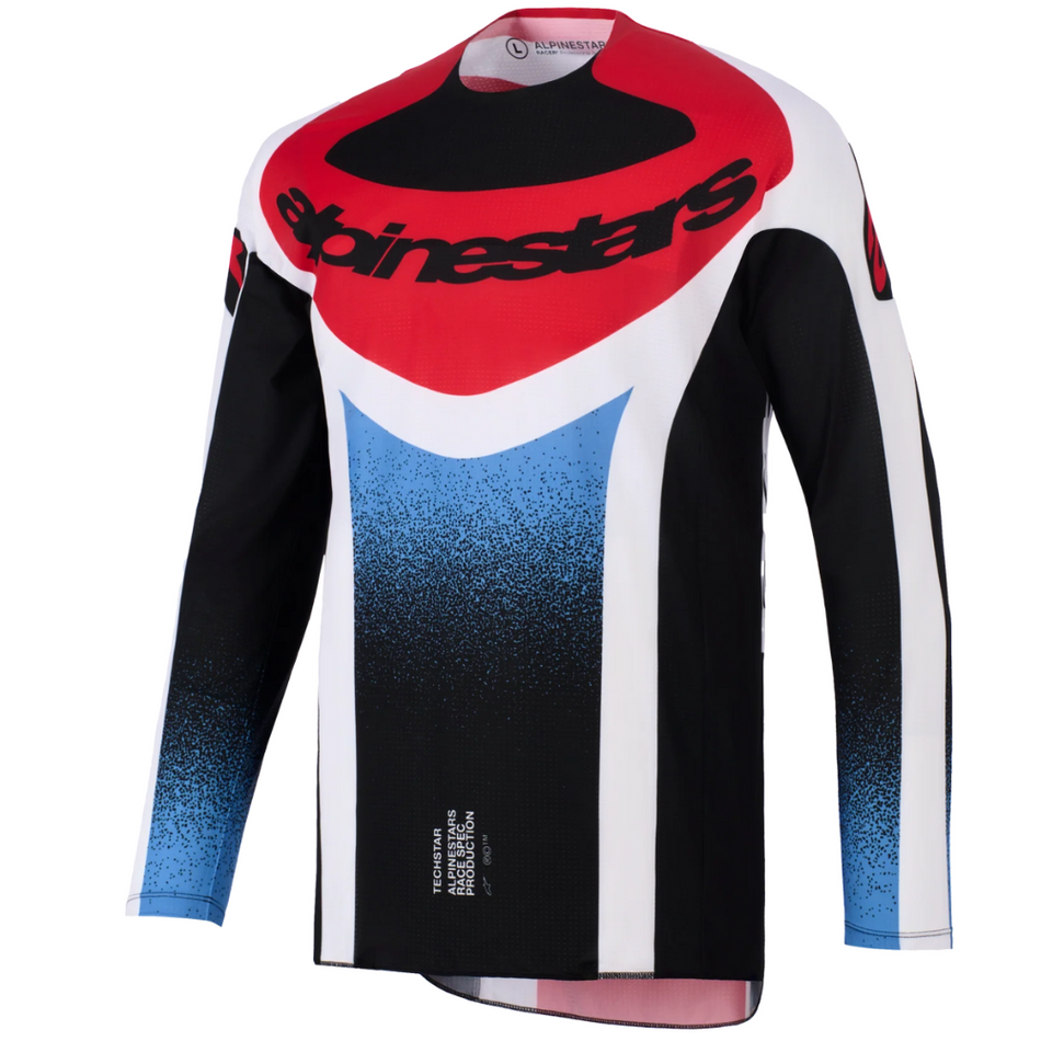 Jersey: ALPINESTARS 2026 TECHSTAR KNIF Black/White/Red