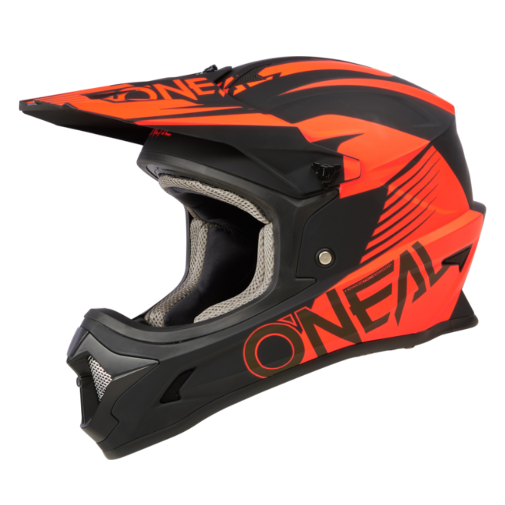 Helmet: ONEAL 2024 Youth 1 SRS STREAM Black/Red
