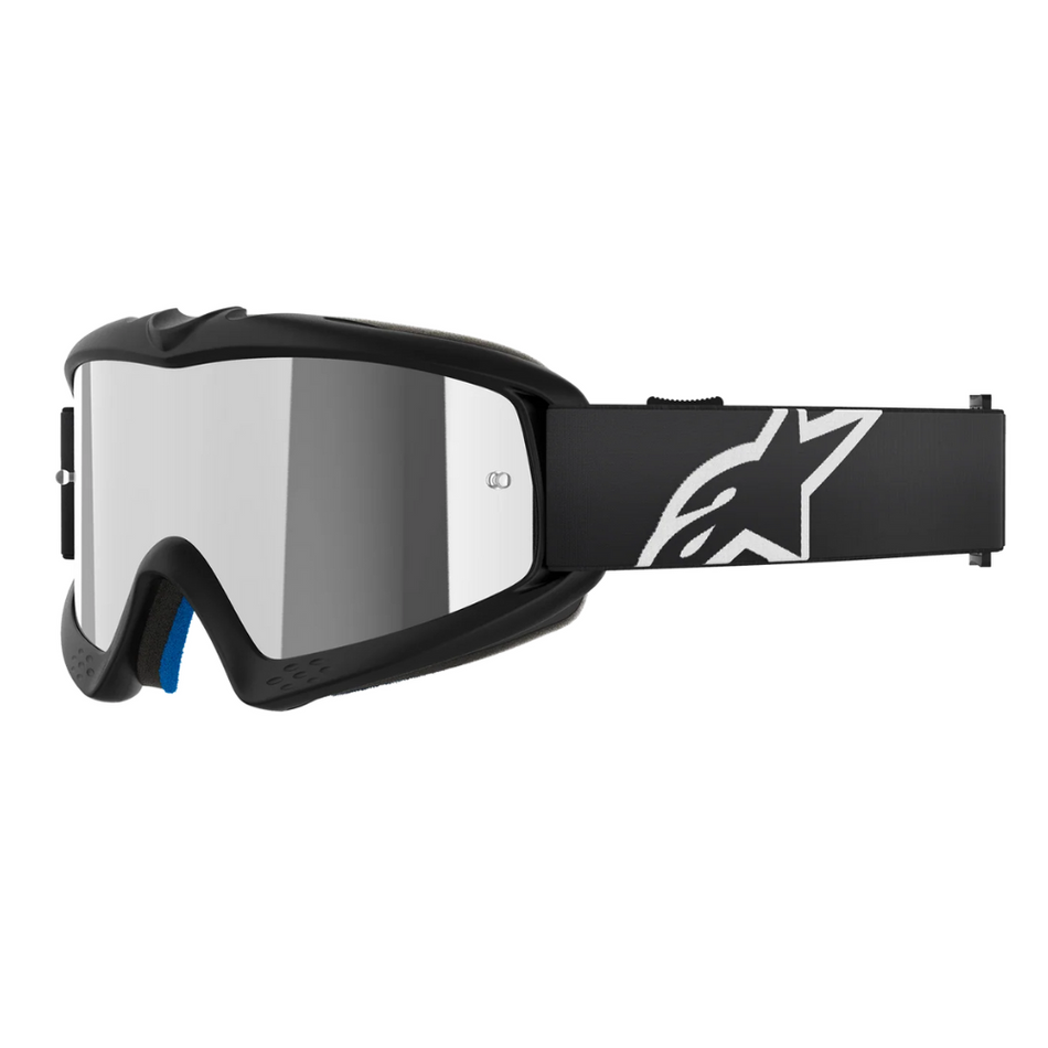 Goggles: ALPINESTARS Youth VISION CORP Black - Mirror Silver Lens
