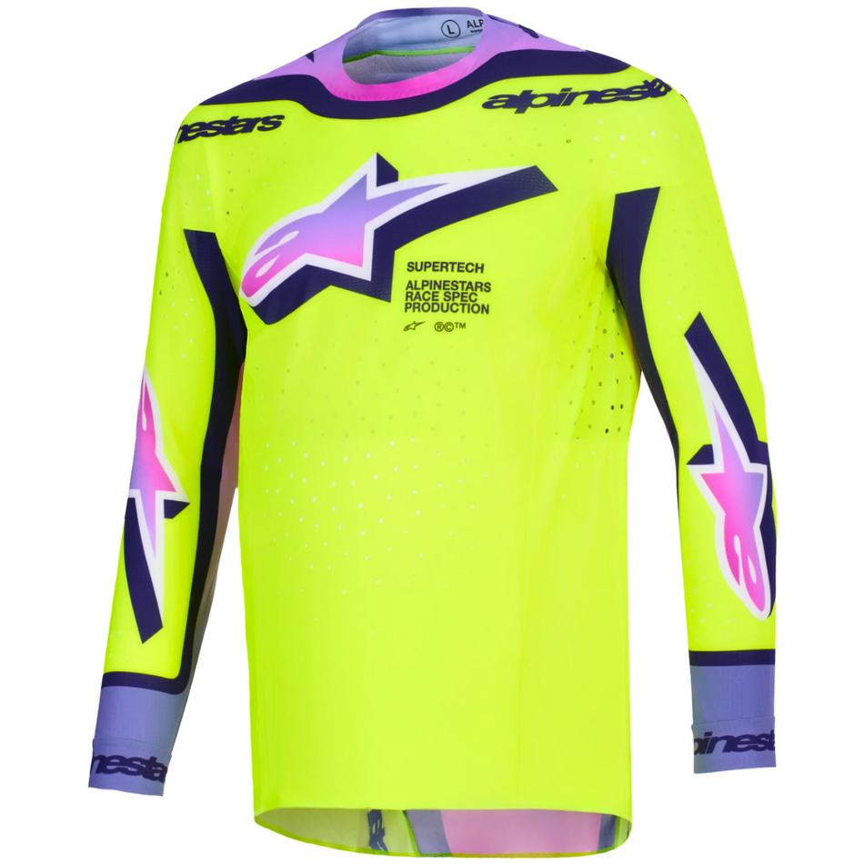 Jersey: ALPINESTARS 2026 SUPERTECH VISTA Yellow/Purple/Black