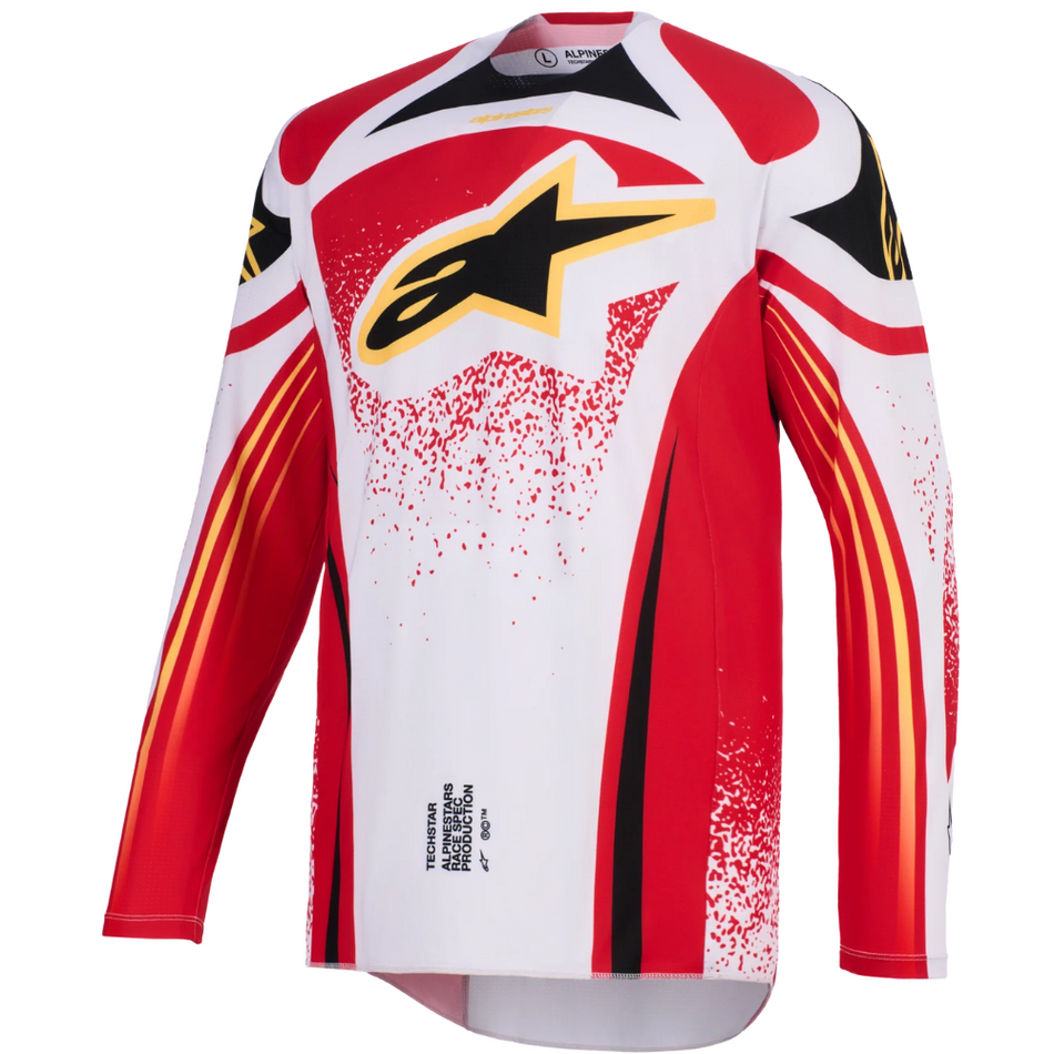 Jersey: ALPINESTARS 2026 TECHSTAR NOMUR Light Gray/Red/Black