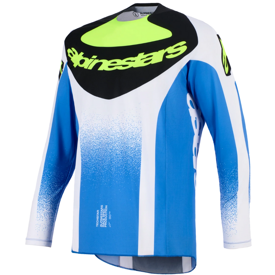 Jersey: ALPINESTARS 2026 TECHSTAR KNIF Ucla Blue/Black/Yellow Fluo