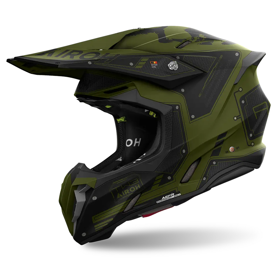 Helmet: AIROH 2025 TWIST 3.0 Military Matt