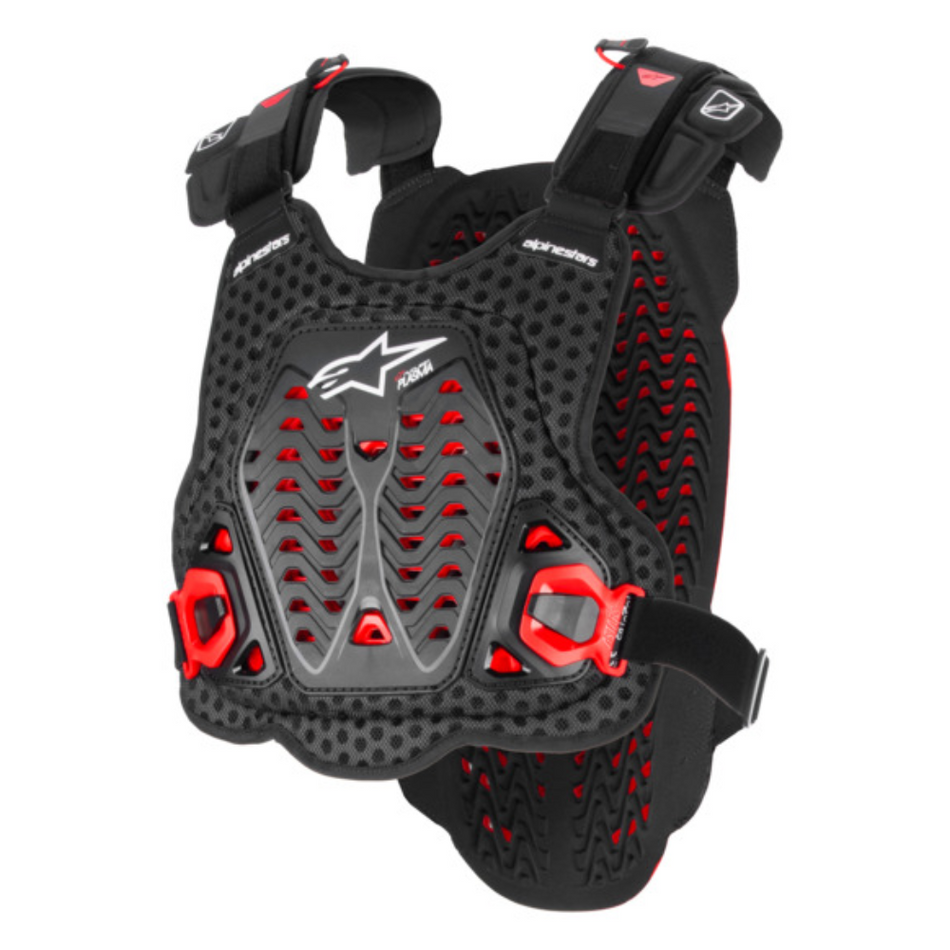Protection: ALPINESTARS A-5 PLASMA CHEST PROTECTOR Black/Red/White