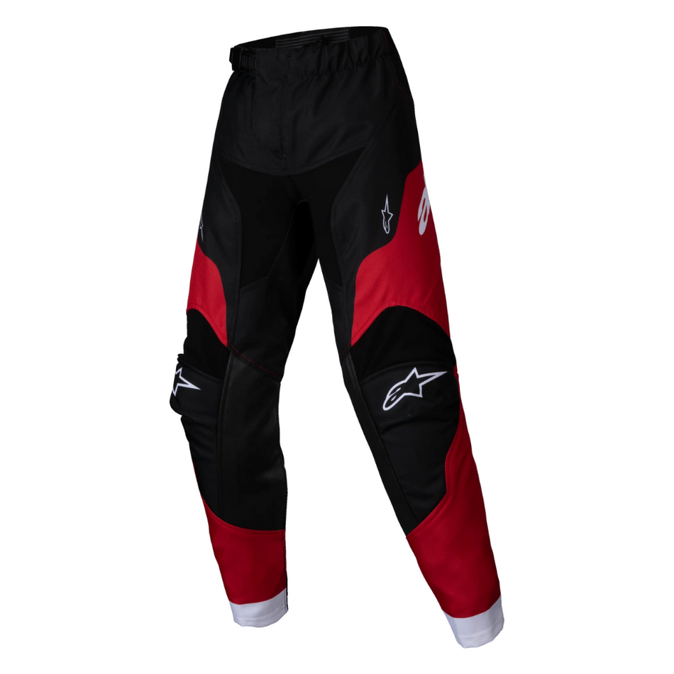 Pants: ALPINESTARS 2025 KIDS RACER VEIL Black Bright Red