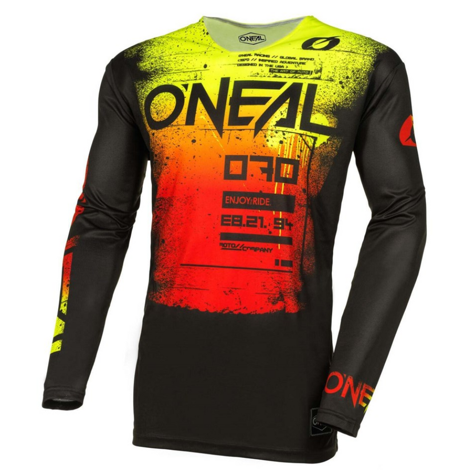 Jersey: ONEAL 2025 Youth MAYHEM SCARZ V.24 Black/Red