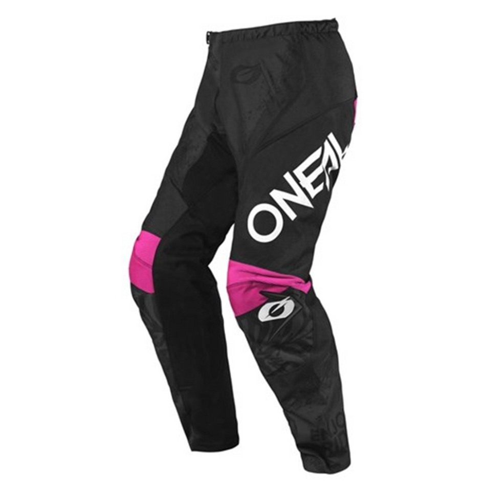 Pants: ONEAL 2025 Girls ELEMENT SHOCKER V.25 Black/Pink