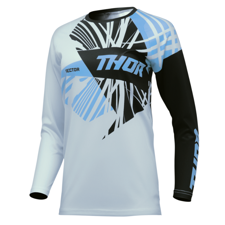 Jersey: THOR 2025 Women SECTOR Split Starlight Blue/Black