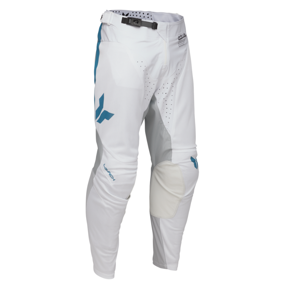 Pants: THOR 2025 LAUNCHMODE Vented Raid White/Gray