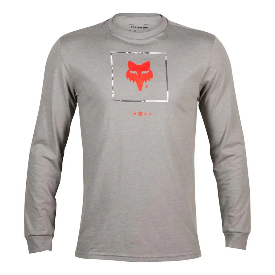 Tee: FOX ATLAS LS PREM Heather Graphite