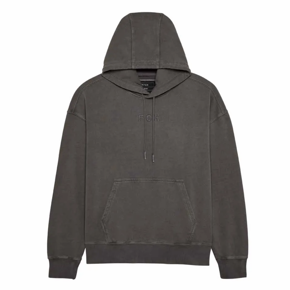 Hoodie: FOX 2025 WORDMARK OVERSIZED PULLOVER Pewter Grey