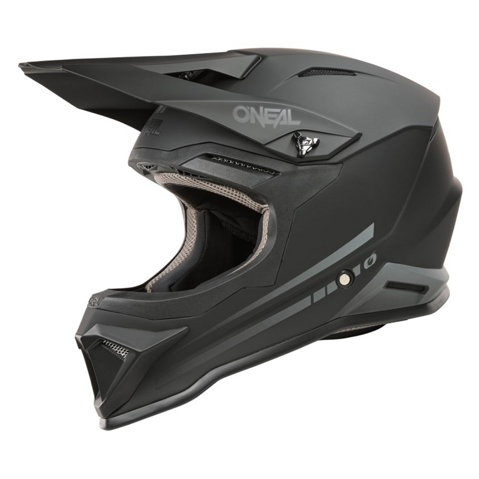 Helmet: ONEAL 2025 Youth 1SRS SOLID V. 25 Matte Black
