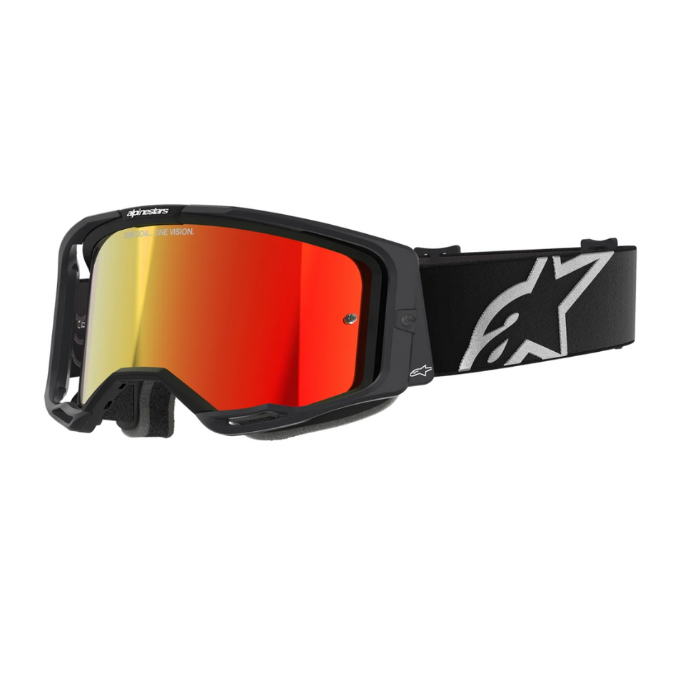 Goggles: ALPINESTARS VISION 8 CORP Black - Mirror Red Lens