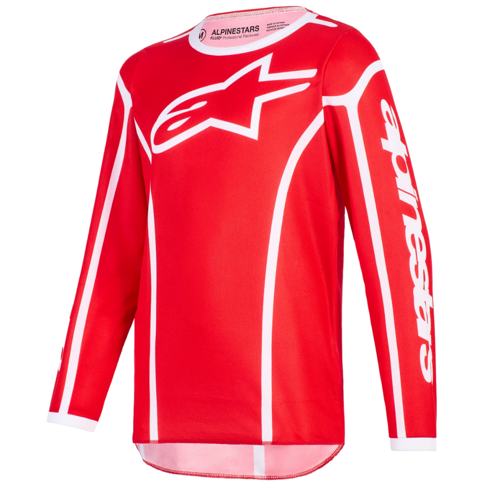 Jersey: ALPINESTARS 2026 Youth FLUID APEX Red/White