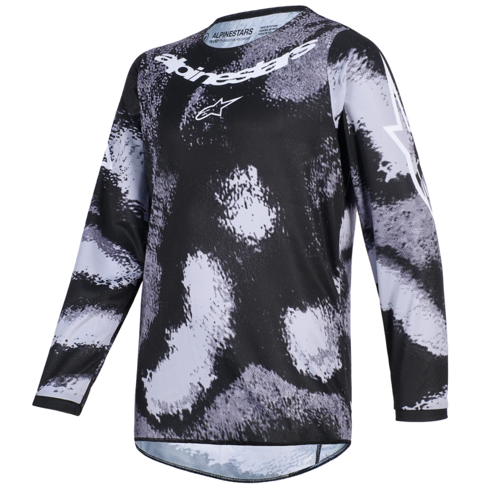 Jersey: ALPINESTARS 2026 Youth FLUID LAHND Iron Camo