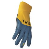 Gloves: THOR 2024 AGILE TECH Teal/Yellow